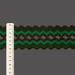 ELÁSTICO ZIG ZAG 6,3cm VERDE 25m