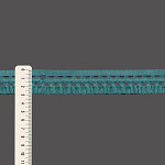 ELÁSTICO ZIG ZAG BABADO 2,8cm VERDE RETRÔ 25m