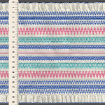 ELÁSTICO ZIG ZAG BABADO TOP 20,2cm CHAMPAGNE/AZUL/ROSA/AZUL PISCINA 10m