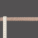 ELÁSTICO ZIG ZAG TEXTURIZADO 2,1cm PALHA 25m