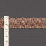 ELÁSTICO ZIG ZAG TEXTURIZADO 4,9cm BROWN 25m