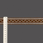 ENTREMEIO BOLINHA ZIG ZAG 3,1cm CARAMELO/SEM BENEFICIAMENTO 30m