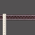 ENTREMEIO BOLINHA ZIG ZAG 3,1cm ORQUÍDEA/SEM BENEFICIAMENTO 30m