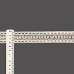 ENTREMEIO BOLINHA ZIG ZAG 3,1cm PÉROLA ROSADO/SEM BENEFICIAMENTO 30m