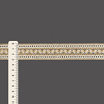 ENTREMEIO BOLINHA ZIG ZAG 3,1cm PÊSSEGO/SEM BENEFICIAMENTO 30m