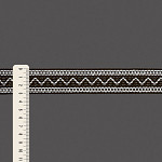 ENTREMEIO BOLINHA ZIG ZAG 3,1cm VERDE MUSGO ESCURO/SEM BENEFICIAMENTO