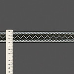 ENTREMEIO BOLINHA ZIG ZAG 3,1cm VERDE/SEM BENEFICIAMENTO 30m