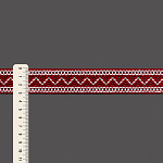 ENTREMEIO BOLINHA ZIG ZAG 3,1cm VINHO/SEM BENEFICIAMENTO 30m