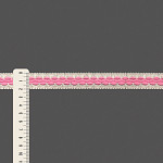 ENTREMEIO COM SIANINHA 2cm CRU/ROSA 50m
