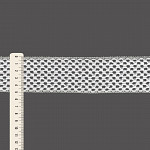 ENTREMEIO CROCHÊ CATIA 5cm BRANCO 30m
