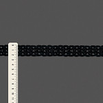 ENTREMEIO CROCHÊ CLARA 2,3cm PRETO 30m