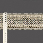 ENTREMEIO CROCHÊ CLARA 7,9cm AREIA 30m