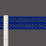 ENTREMEIO CROCHÊ FLOR 5,6cm AZUL BIC