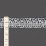 ENTREMEIO MACEIO 4,3cm CINZA MÉDIO/PRATA 30m