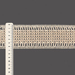ENTREMEIO MACRAMÊ PALITO 6,6cm CRU 30m