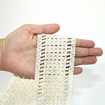 ENTREMEIO MACRAMÊ PALITO 6,6cm CRU 30m