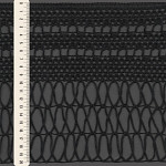 ENTREMEIO MACRAME PALITO X 20cm PRETO 10m