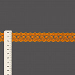 ENTREMEIO ONDULADO FLORENZA 2,2cm AMARELO 30m
