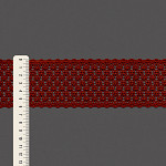 ENTREMEIO ONDULADO FLORENZA 6,1cm CONHAQUE 30m