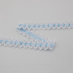 ENTREMEIO PASSA FITA ALAGOAS 3,1cm BRANCO/FITA AZUL 30m ENTREMEIO PASSA FITA ALAGOAS 3,1cm BRANCO/FITA AZUL 30m