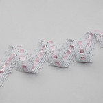 ENTREMEIO PASSA FITA ALAGOAS 3,1cm BRANCO/FITA ROSA 30m