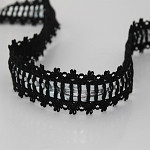 ENTREMEIO PASSAFITA 3,7cm PRETO/PRATA 30m