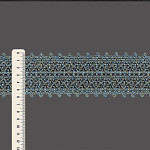 ENTREMEIO X BICO 6,1cm AZUL CLARO/AZUL/KAKI 30m
