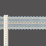 ENTREMEIO X BICO 6cm CRU/AZUL CELESTE 30m