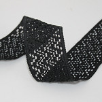 ENTREMEIO ZIG ZAG 4,8cm PRETO 30m