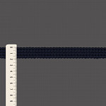 ENTREMEIO ZIG ZAG BRIANA 1,9cm AZUL MARINHO 50m