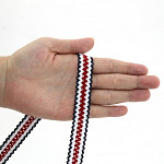 ENTREMEIO ZIG ZAG BRIANA 1,9cm AZUL MARINHO/SEM BENEFICIAMENTO/VERMELHO 50m