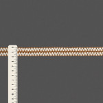 ENTREMEIO ZIG ZAG BRIANA 1,9cm BEGE/CRU 30m