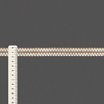 ENTREMEIO ZIG ZAG BRIANA 1,9cm CAMURÇA CLARO/CRU 30m