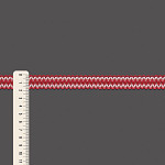 ENTREMEIO ZIG ZAG BRIANA 1,9cm CEREJA/ALGODÃO DOCE 50m