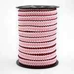 ENTREMEIO ZIG ZAG BRIANA 1,9cm VERMELHO/SEM BENEFICIAMENTO/ROSA BEBÊ 50m