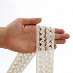 ENTREMEIO ZIG ZAG DUPLO 4,5cm CRU