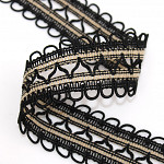 ENTREMEIO ZIG ZAG OLHAL 3,6cm PRETO/ROLEX 30m