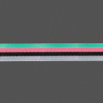 FITA RÍGIDA 2,8cm VERDE/PINK NEON/PRETO/LAVANDA 20m 