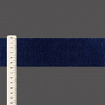 FITA RÍGIDA AVELUDADA REBECA 5,8cm MARINO 20m