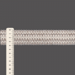 FITA RÍGIDA CROCHE 3,9cm CRU/MARROM MÉDIO 20m FITA RÍGIDA CROCHE 3,9cm CRU/MARROM MÉDIO 20m