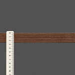 FITA RÍGIDA LISTRADA 2,5cm CAMURÇA/CEVADA/MARROM 20m