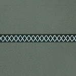 FITA RIGIDA ZIG ZAG 1,1cm PRETO/BRANCO