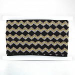 FITA RÍGIDA ZIG ZAG 1,9cm PRETO/PÊSSEGO/AMARELO BEBÊ/ROSA 20m