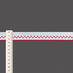 FITA RÍGIDA ZIG ZAG 2,6cm SEM BENEFICIAMENTO/PINK