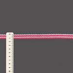 FITA RÍGIDA ZIG ZAG LISTRADO 1,3cm ROSA PINK/ROSA BEBÊ/PRATA 50m