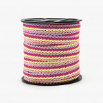 FITA RÍGIDA ZIG ZAG RUBY 1,3cm ROSA BEBÊ/AMARELO BEBÊ/ROSA PINK/LILÁS/PRATA 50m