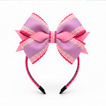 FITA RÍGIDA ZIG ZAG RUBY 1,3cm ROSA PINK/ROSA BEBÊ/PRATA 50m