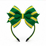 FITA RÍGIDA ZIG ZAG RUBY 1,3cm VERDE/AMARELO/PRATA 50m