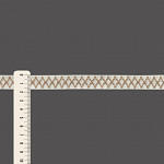 FITA RÍGIDA ZIG ZAG SAFARI 1,7cm CHAMPAGNE /CAMURÇA 50m FITA RÍGIDA ZIG ZAG SAFARI 1,7cm CHAMPAGNE /CAMURÇA 50m