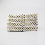 FITA RÍGIDA ZIG ZAG SAFARI 2,1cm CHAMPAGNE/AREIA ESCURO/VERDE MUSGO/BEGE 20m